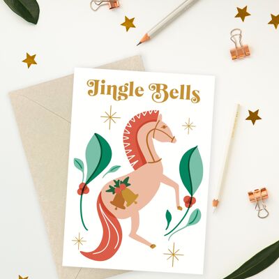 Jingle bells Weihnachtskarte