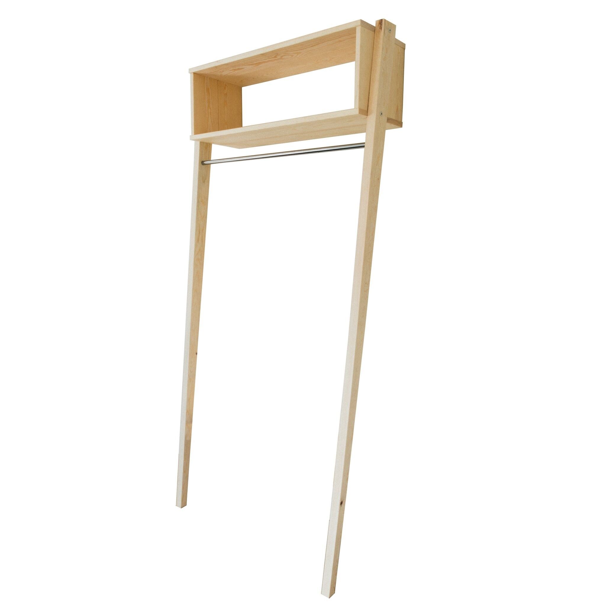 Appendiabiti Burro 12 - Vernice color miele