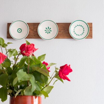 Tavolo per piatti decorativi da parete - 120 cm