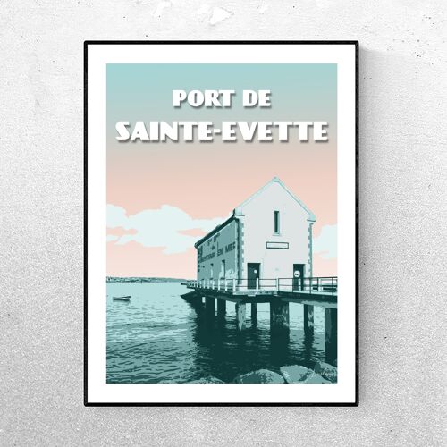 AFFICHE SAINTE-EVETTE - Vert