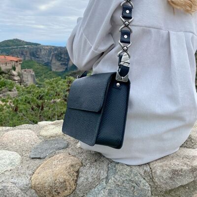Leather Transformation - Leather Shoulder Bag, Women Leather Belt, Women Leather Bag, Gift for Her, Made from Full Grain Leather.
