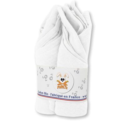 Langes en Coton Bio Blanc