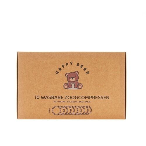 Wasbare zoogcompressen - HappyBear Diapers