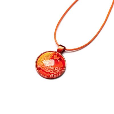 Colour Drops Necklace - Orange