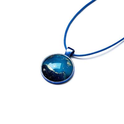 Colour Drops Necklace - Blue