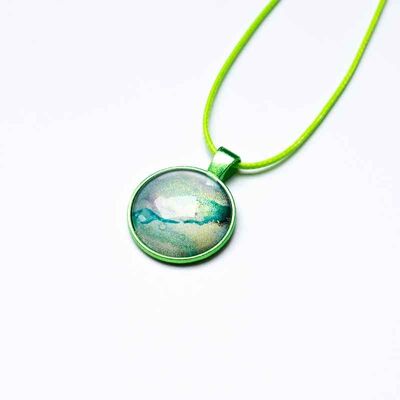 Colour Drops Necklace - Green