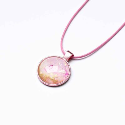 Colour Drops Necklace - Pink