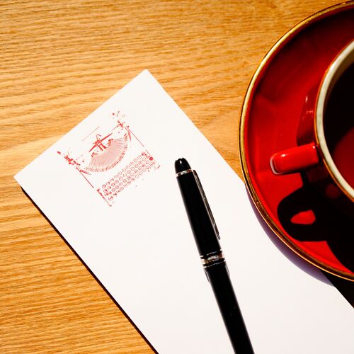 Bloc-notes - Machine à écrire "Remington" - 10x20 cm - 80 feuilles