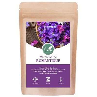 Raspberry / violet green tea - Ma Pause Thé Romantique