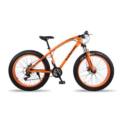 26 Inches 21 Gear Fat Sports Bike with High Carbon Steel, Orange__