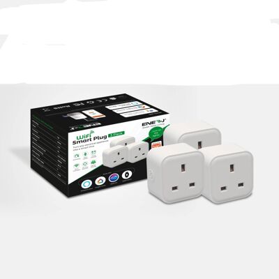 Pack of 3, 13a Wifi Smart Mini Plug__