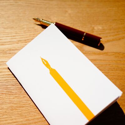 Small A6 notebook - Fountain pen writing - 64 lined pages