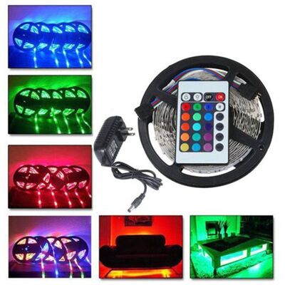 LED Strip Kit- 5 Meter RGB Ip65, 6a Plug & Play Eu Ps__