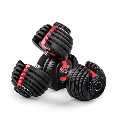 Pack of 2pcs Adjustable Dumb Bells 2.5 to 24kgs__