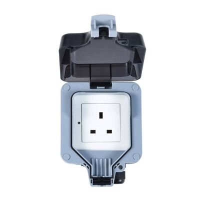 Smart 1 Gang 13a Wifi Weatherproof Outdoor Socket