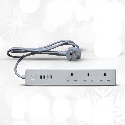 2200w Smart Wifi Power Extension Lead with Usb__