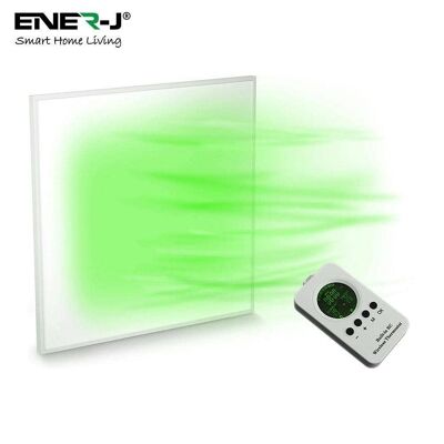 360w, 595x595 Infrared Heating Panel with Built in Rf Receiver and Wireless Thermostat Included, Ip44__