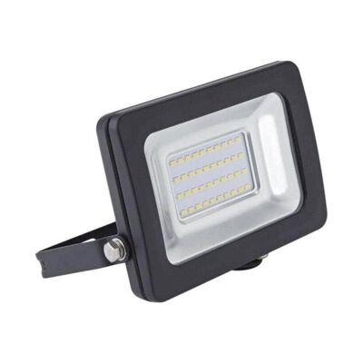 LED Floodlight Non Pir Slim Line Black (20 Watts, 6000k)__