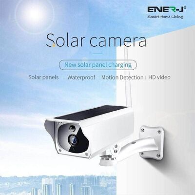 ENERJ Solar Power Wireless Ip Camera 1080p, Ip65__