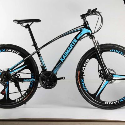26"mountain Bike with Shock Absorption, 21 Speed, Black__