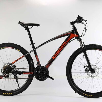 26"mountain Shock Absorption Bike, Red Colour__
