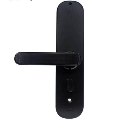 Smart Wifi Doorlock Black Body - Left Handle__