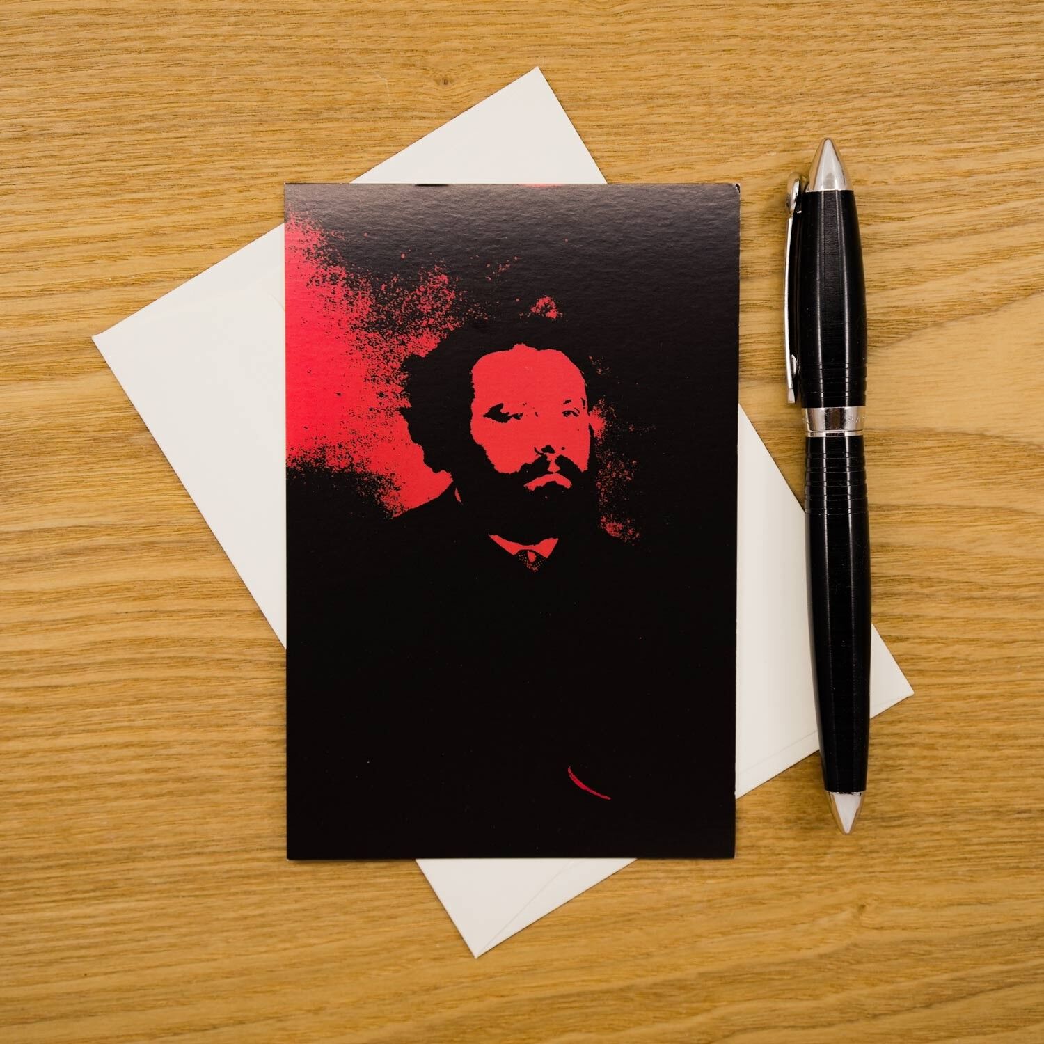 Postal A6 - Retrato vintage - Satán - Con sobre