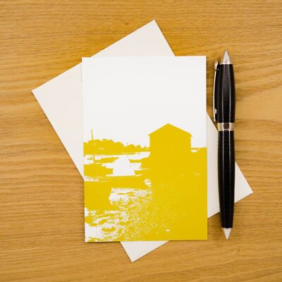 A6 postcard - Fisherman's hut - With envelope