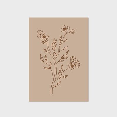 Modern Flower Branch 40 x 60