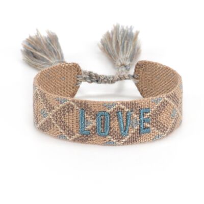 Pulsera Boho LOVE Nature Beige