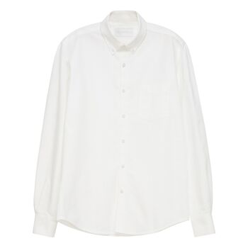 chemise oxford blanche slim 1