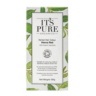 It's Pure Organics Puur Henna Rood