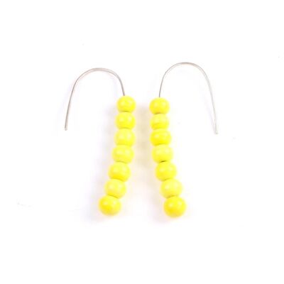 Centouno Yellow Dangle Earrings
