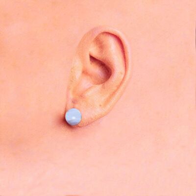 Centouno Marble Lilac Stud Earrings