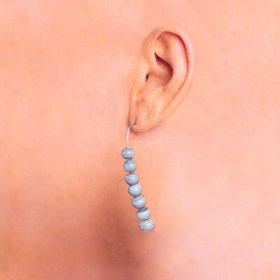 Centouno Marble Lilac Dangle Earrings