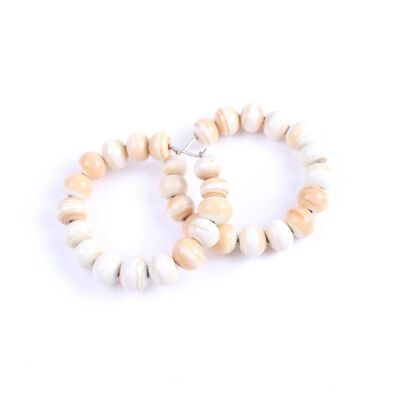 Centouno Ivory Round Earrings