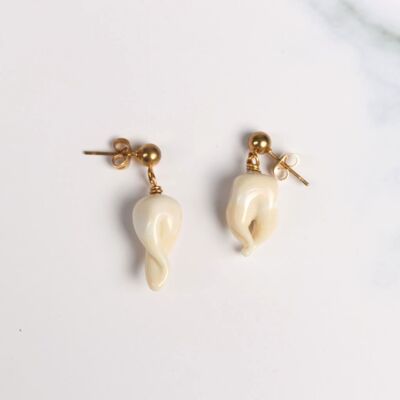 Teeth Mix and Match Earrings - One Wisdom Tooth and one Molary
