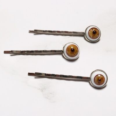 Eye Bobby Pins - 3 Pieces