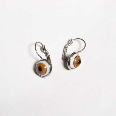 Eyes Earrings - 1.0 cm Bead