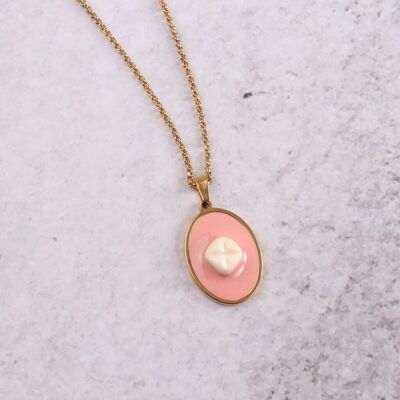 Meaty Bling Cameo Necklace Single