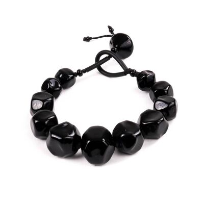 Squarebeat Black Bracelet