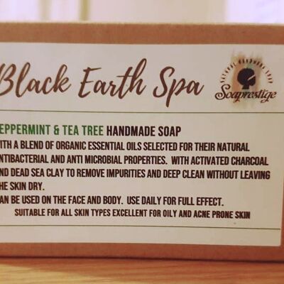 Black earth spa peppermint & tea tree