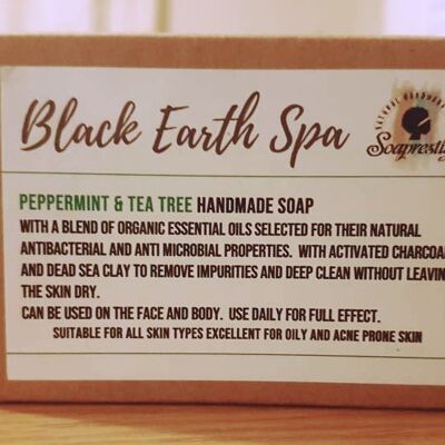 Black earth spa peppermint & tea tree