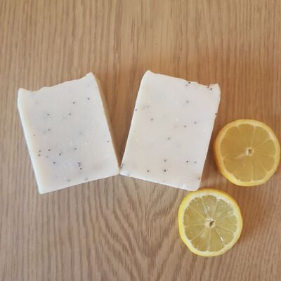 Lemon & poppy seed soap
