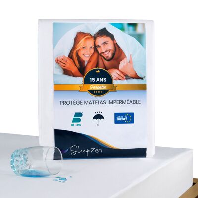 Waterproof mattress protector 200x200cm - Fleece