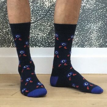 Chaussettes Edgar 42-46 fabriquées en France et solidaires de la marque Bonpied 2