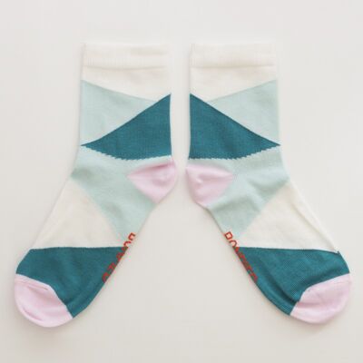 Colette 36-41 Socken, hergestellt in Frankreich und in Solidarität mit der Marke Bonpied