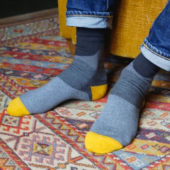 Chaussettes Philémon 42-46 fabriquées en France et solidaires de la marque Bonpied 2