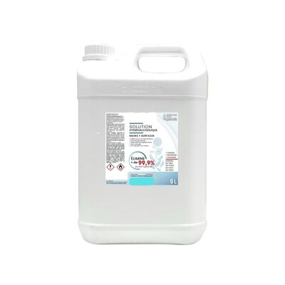 HYDRO ALCOHOLIC SOLUTION MADE IN FRANCE 5L