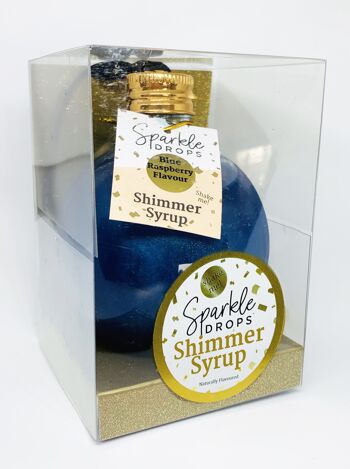 XMAS Sparkle Drops Shimmer Sirop 250ml BAUBLE ! 25 portions 1